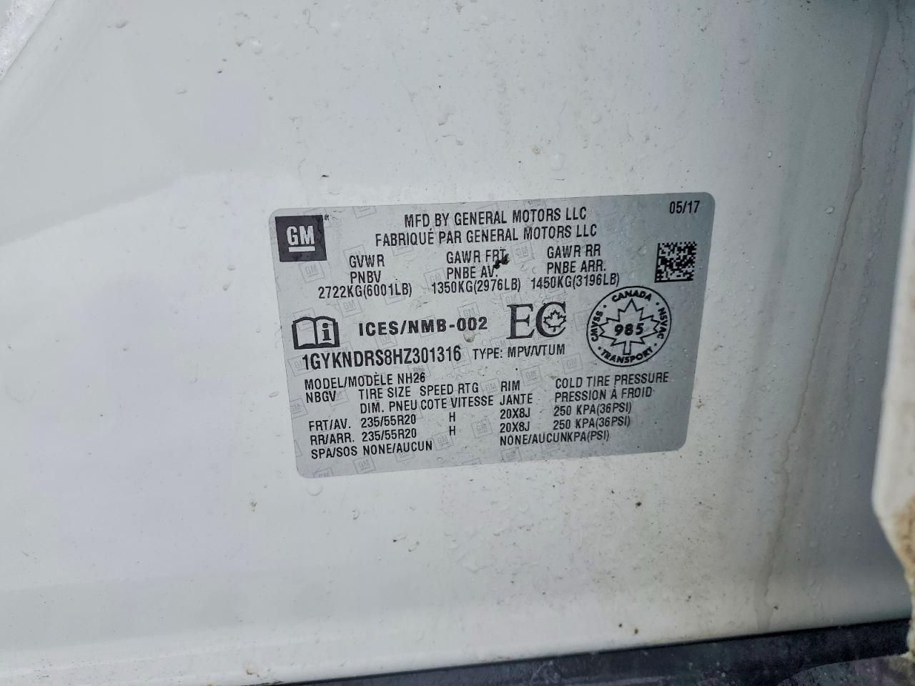 2017 Cadillac XT5 Luxury