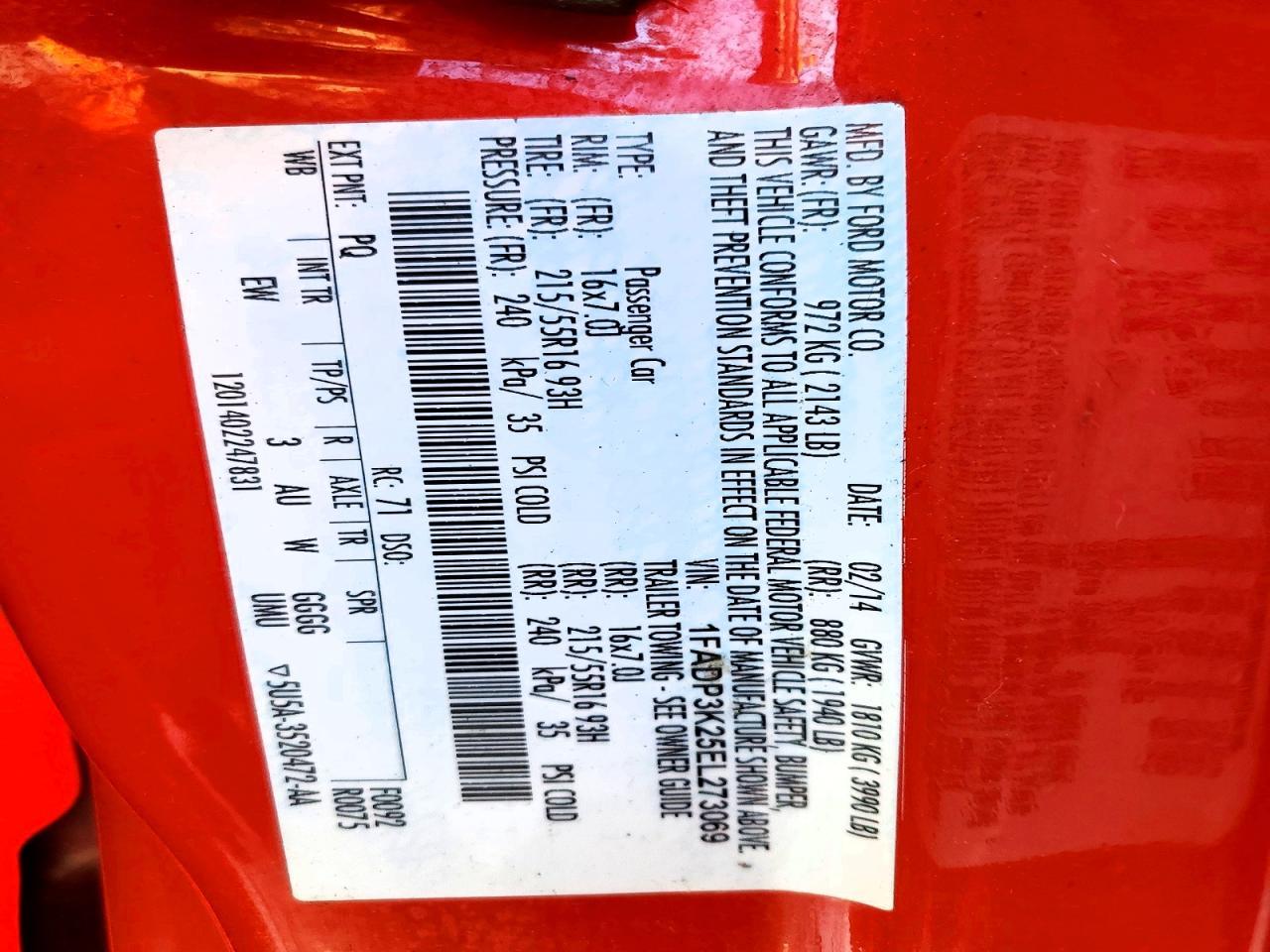 2014 Ford Focus se