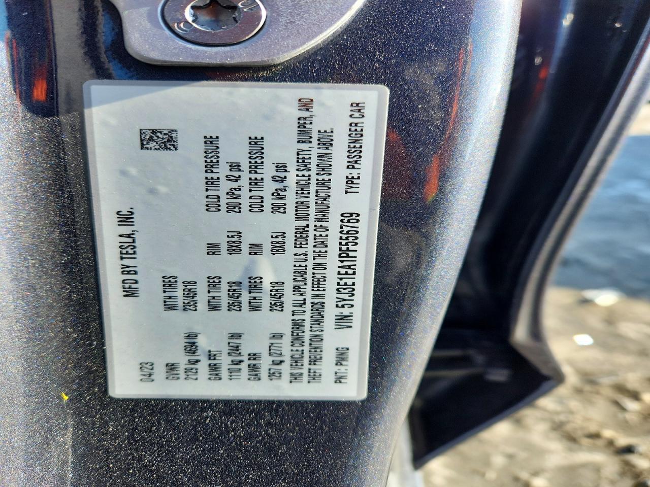 2023 Tesla Model 3
