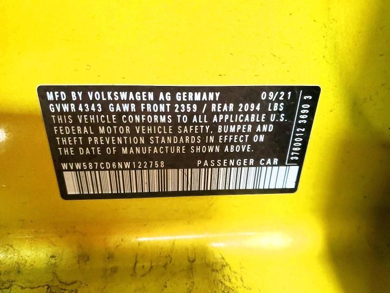 2022 Volkswagen Gti Automatic