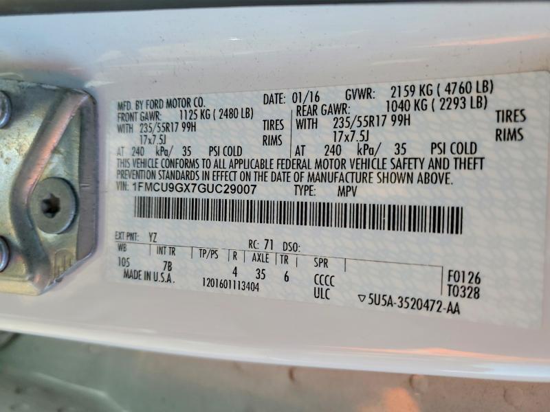 2016 Ford Escape se