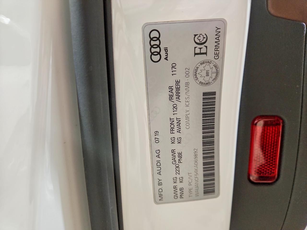 2019 Audi A5 Premium