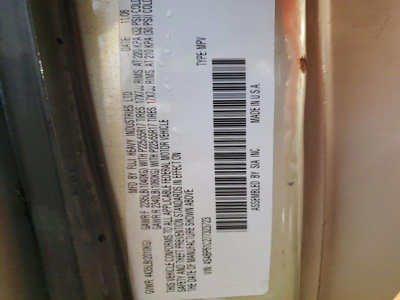 2007 Subaru Outback Outback 2.5i