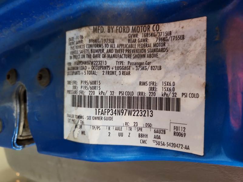 2007 Ford Focus ZX4