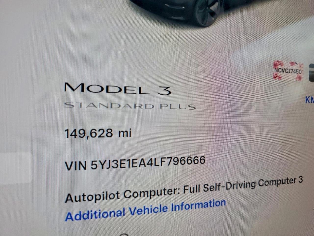 2020 Tesla Model 3