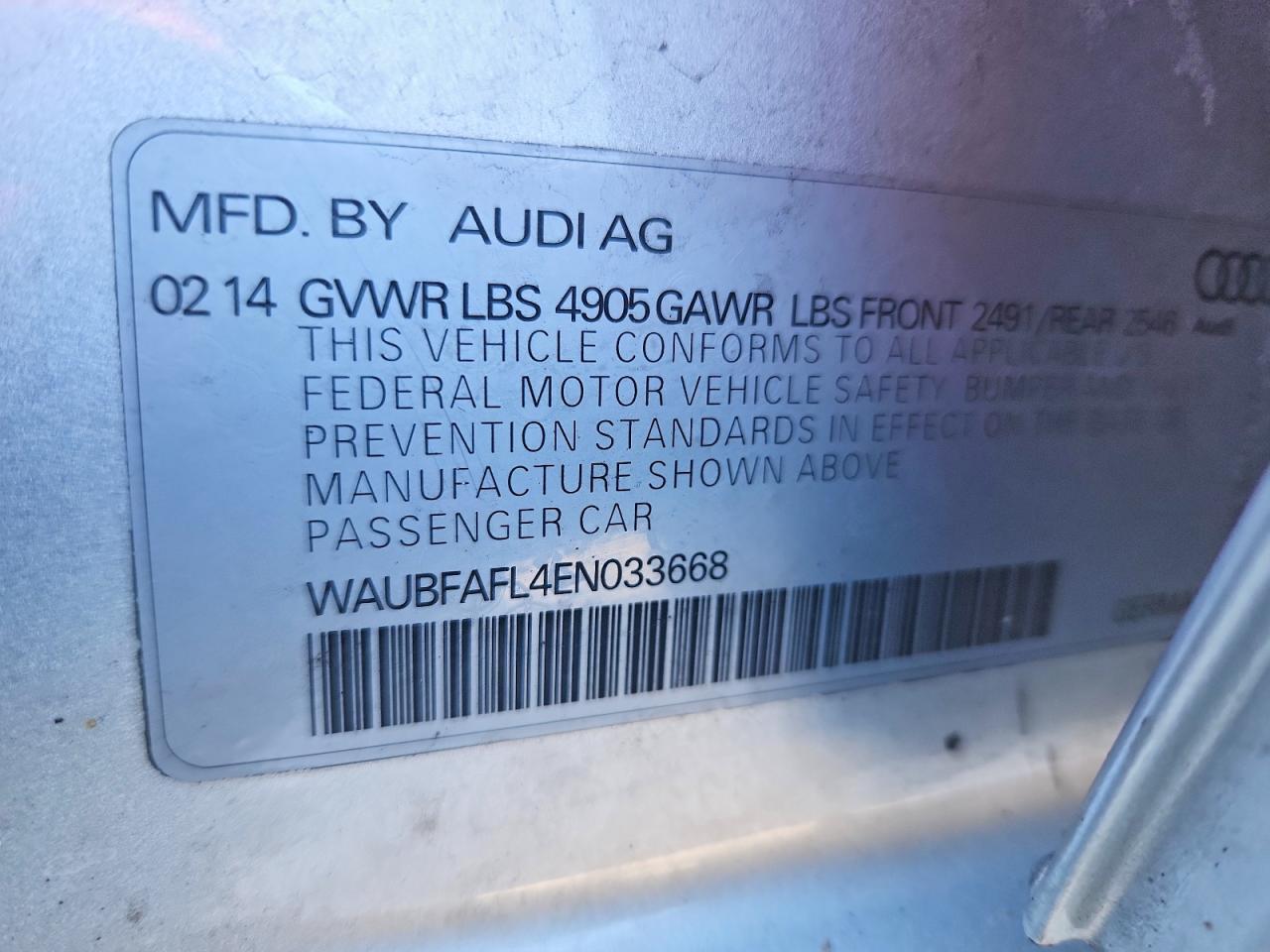 2014 Audi A4 Premium