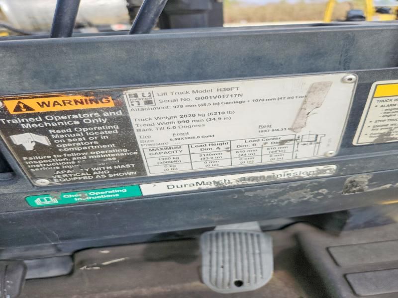 2015 Hyster Forklift