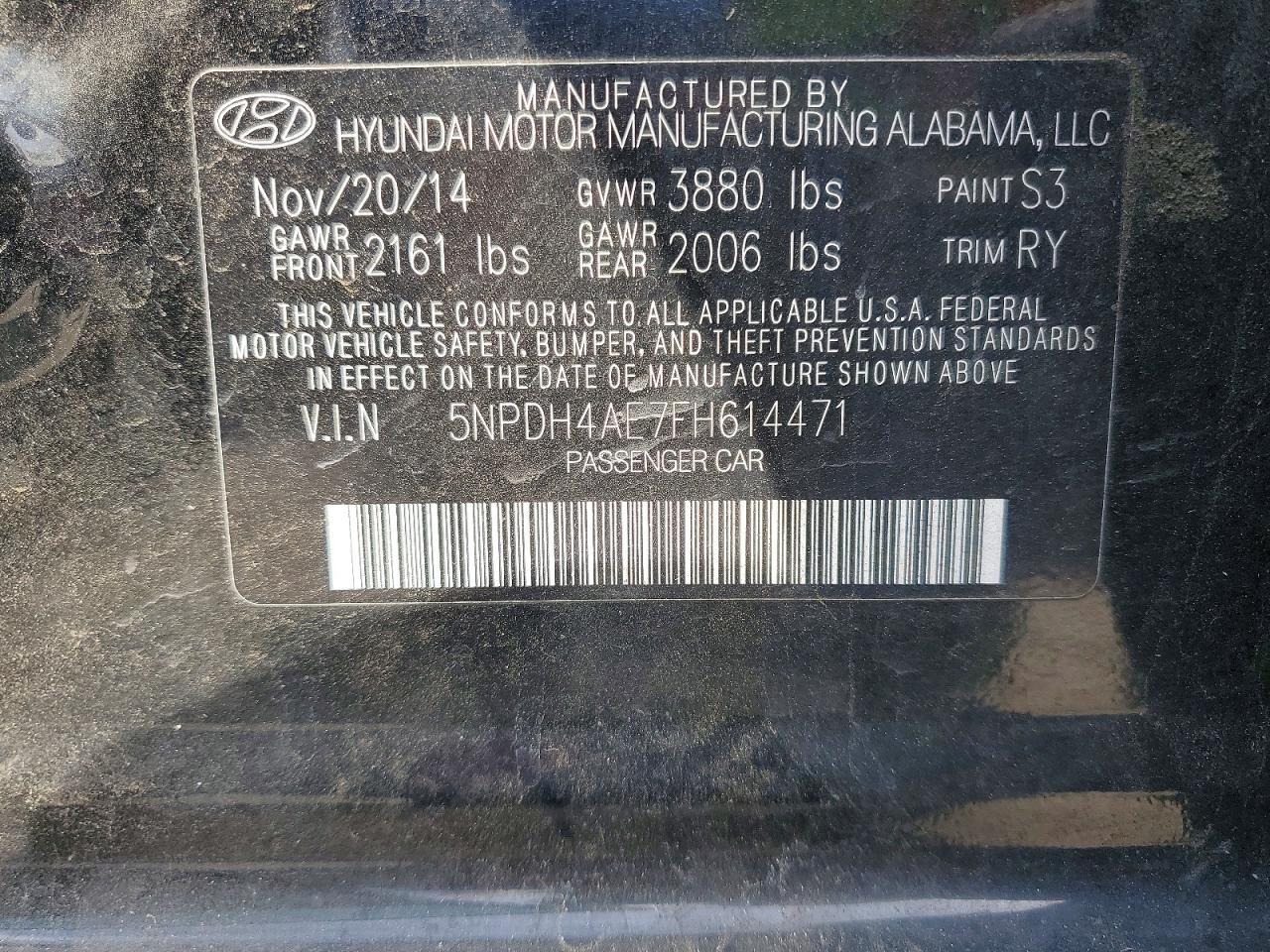 2015 Hyundai Elantra se