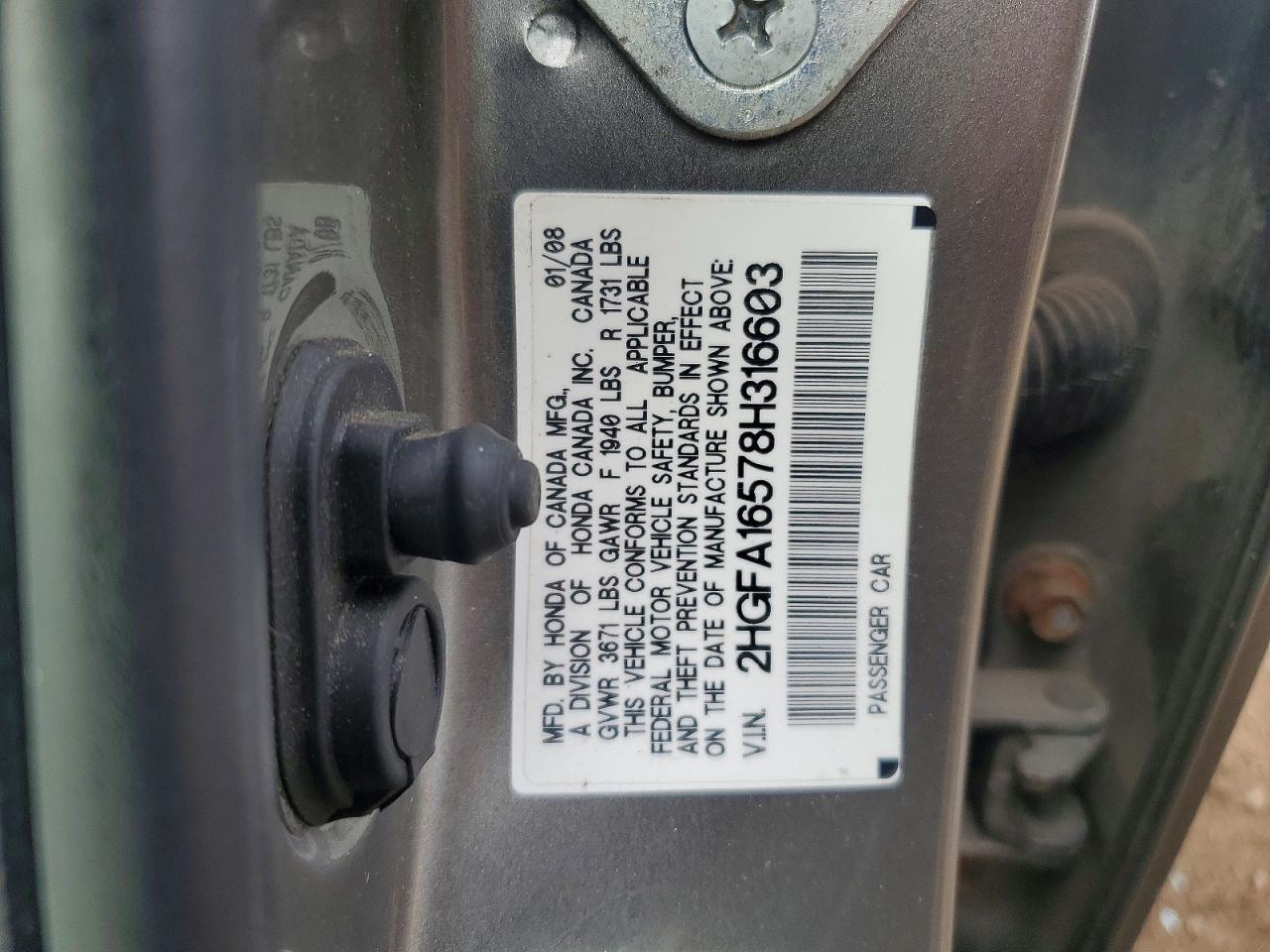 2008 Honda Civic lx