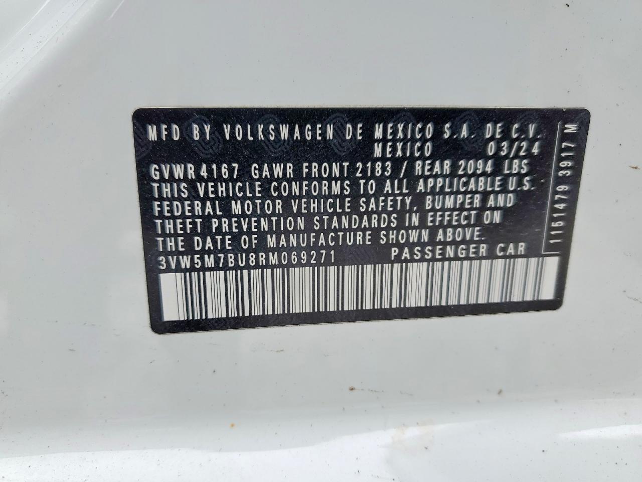 2024 Volkswagen Jetta s