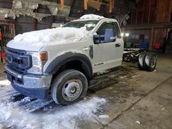 Salvage trucks for sale at Albany, NY auction: 2022 Ford F600 Super Duty Truck Cab AND Chassis