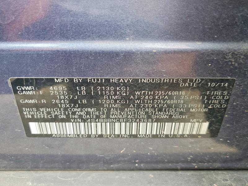 2015 Subaru Outback 2.5i Limited