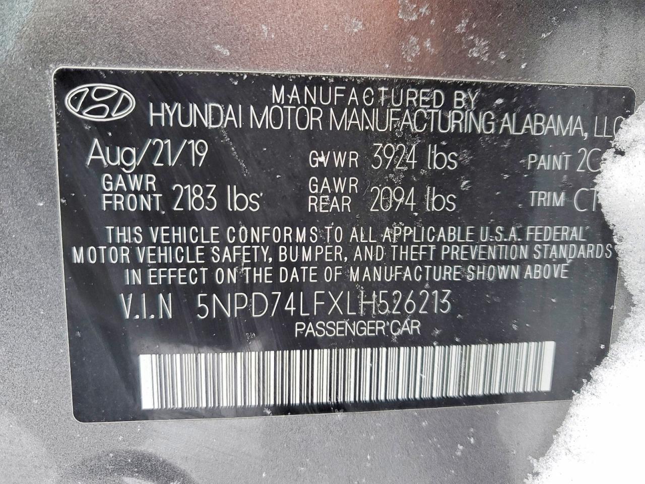 2020 Hyundai Elantra se