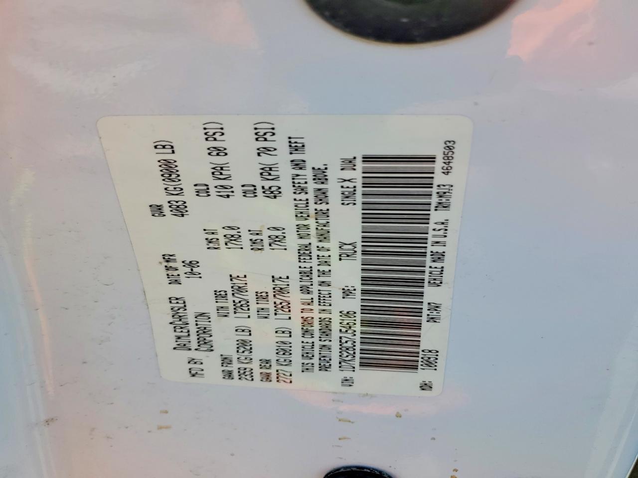 2007 Dodge Ram 2500 st
