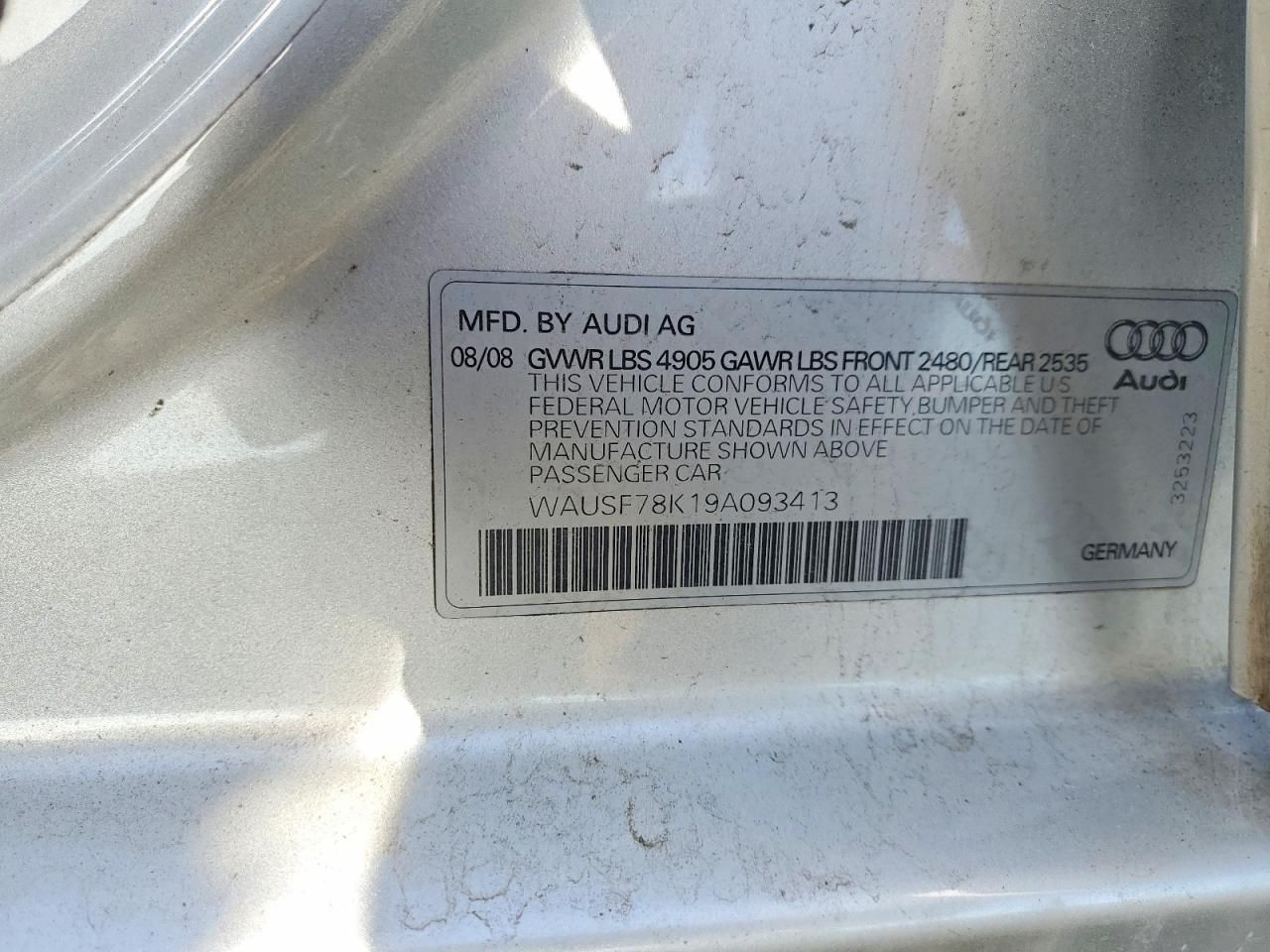 2009 Audi A4 Premium Plus