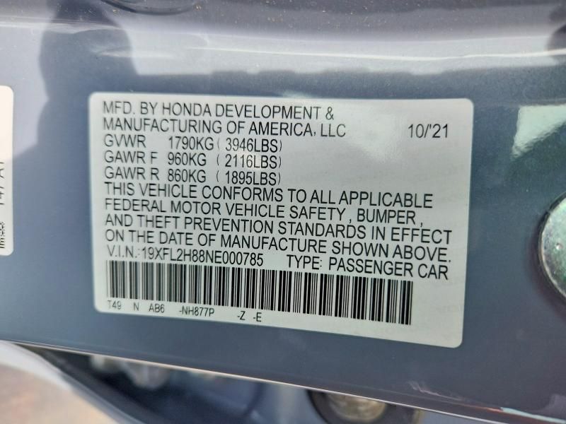 2022 Honda Civic Sport