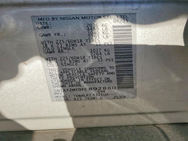2015 Nissan Rogue sl