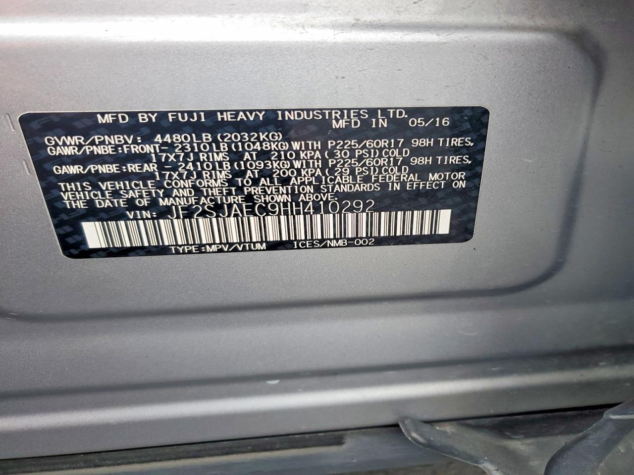 2017 Subaru Forester 2.5i Premium