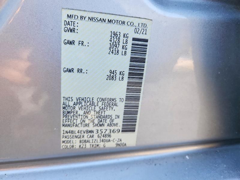 2021 Nissan Altima sl