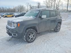 Jeep salvage cars for sale: 2018 Jeep Renegade Limited