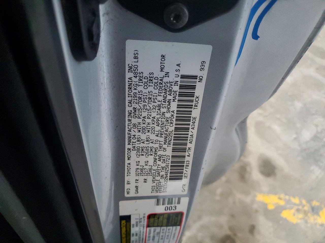 2008 Toyota Tacoma Base