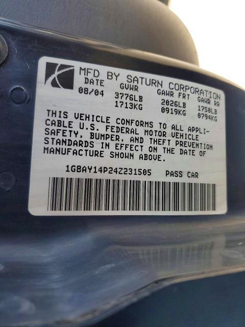 2004 Saturn Ion Redline
