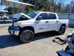 Salvage cars for sale from Copart Savannah, GA: 2015 Toyota Tundra Crewmax SR5
