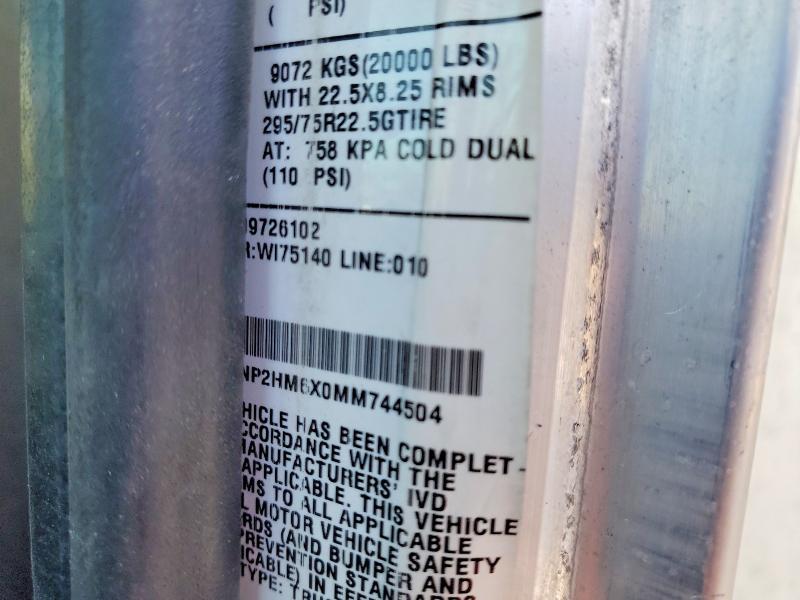 2021 Peterbilt Tractor 337-Utility / Service Van