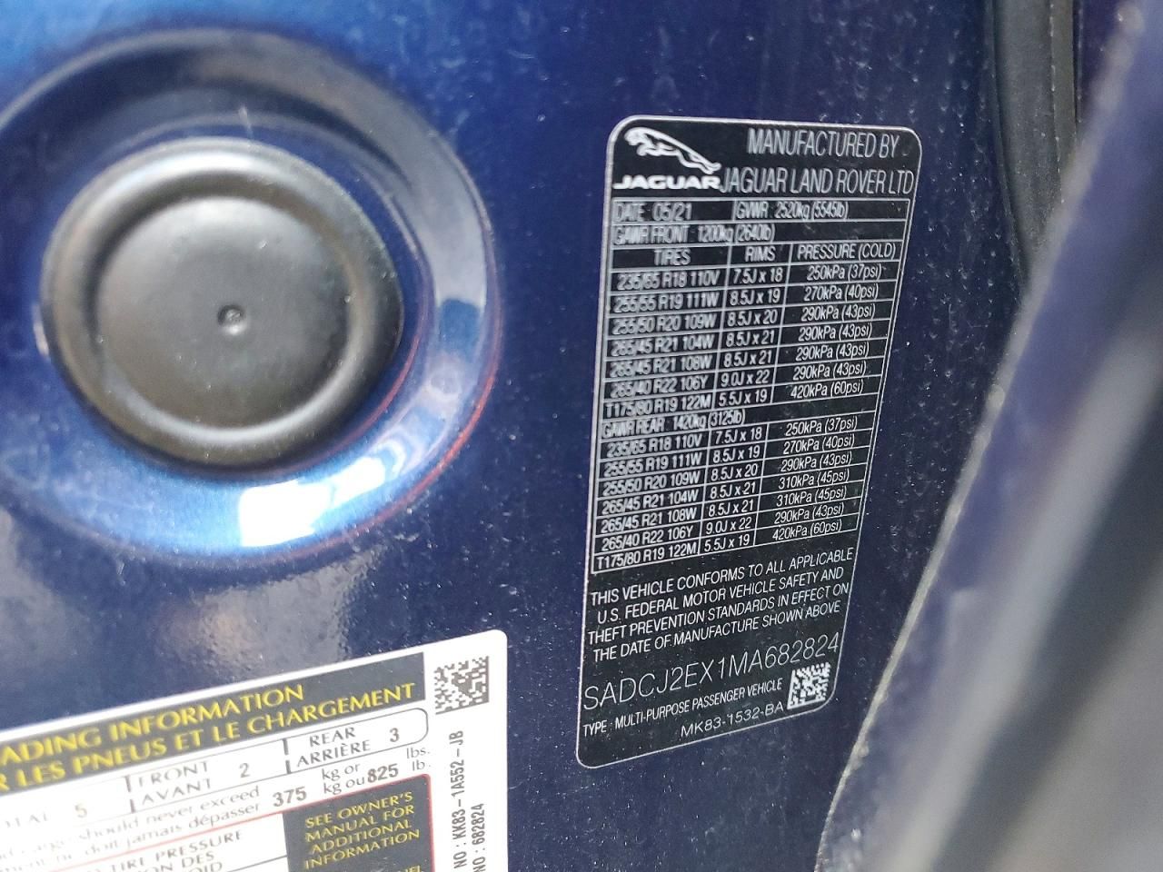 2021 Jaguar F-pace s