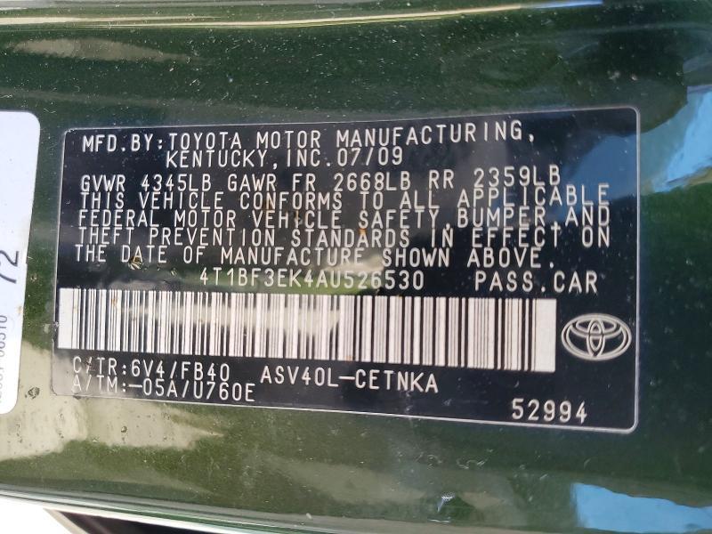 2010 Toyota Camry Base