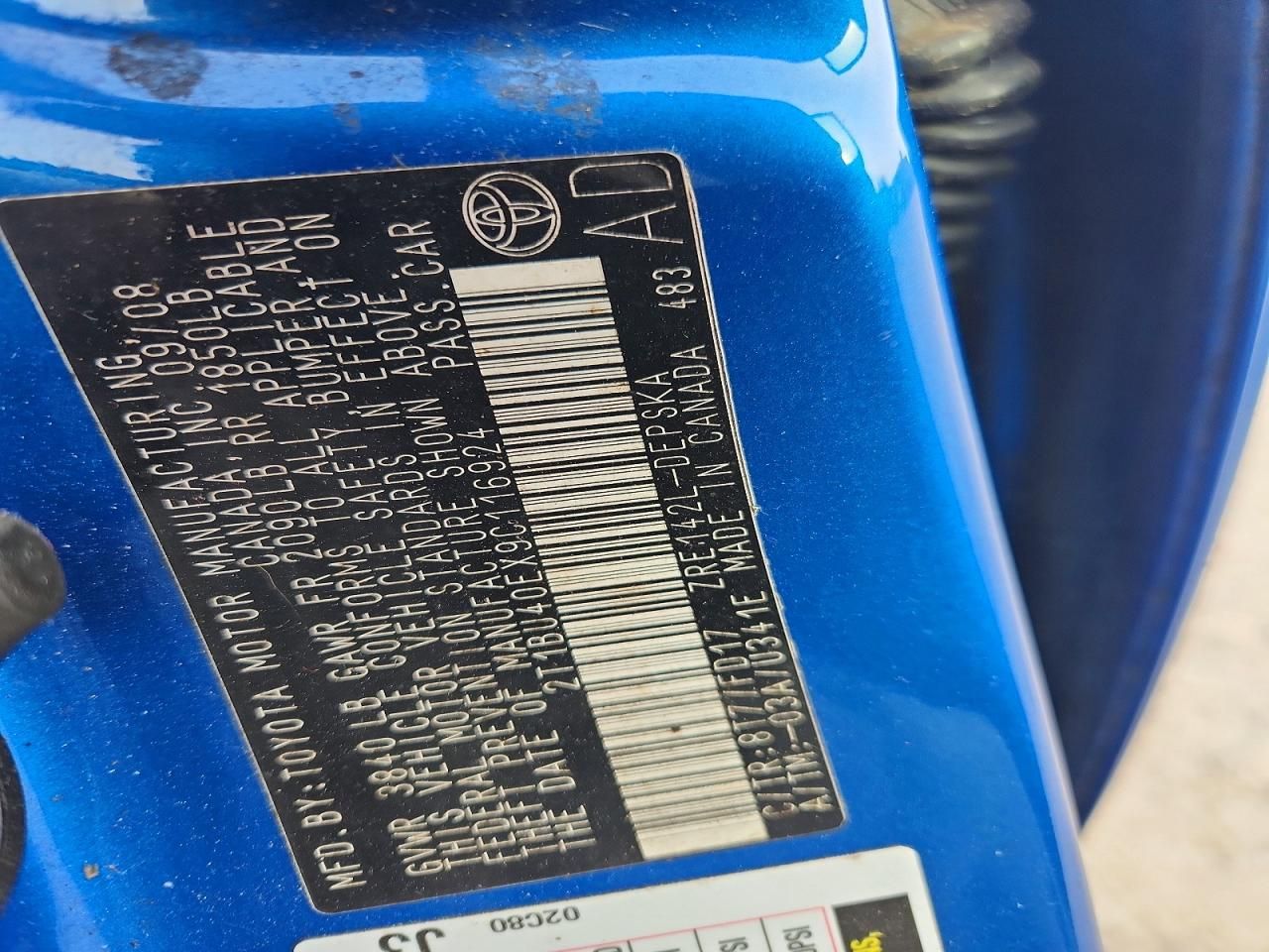 2009 Toyota Corolla Base