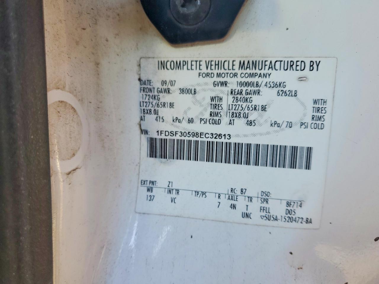 2008 Ford F350 SRW Super Duty