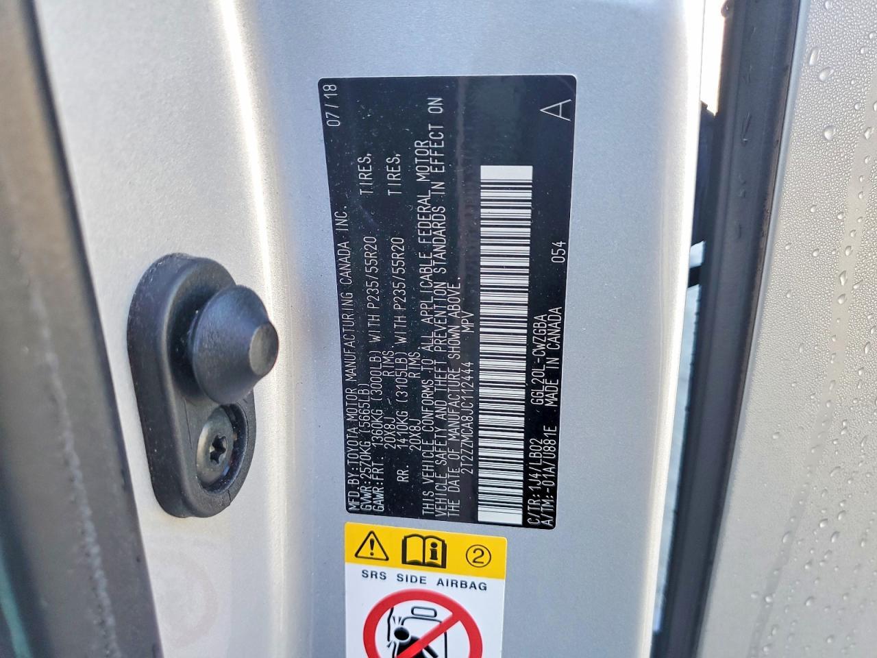 2018 Lexus Rx 350 Base