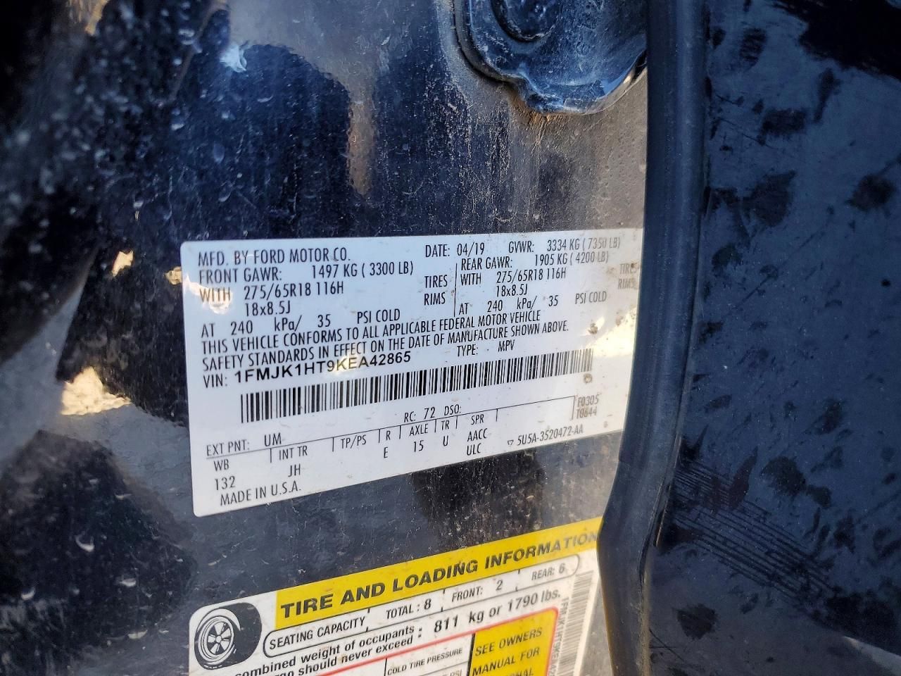 2019 Ford Expedition max xlt