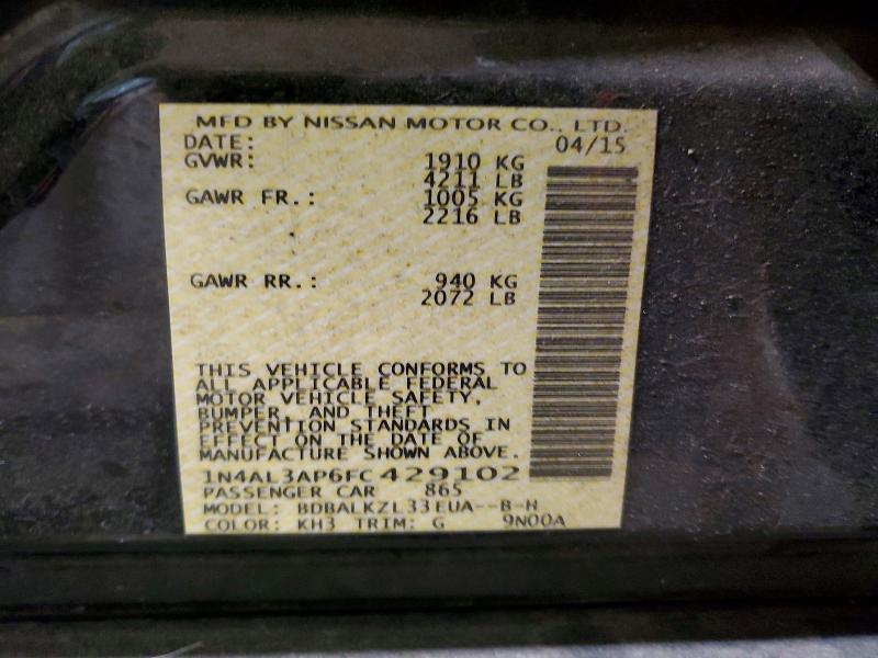 2015 Nissan Altima 2.5