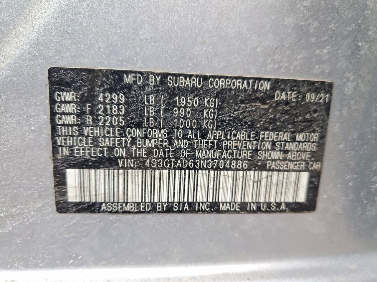 2022 Subaru Impreza Premium