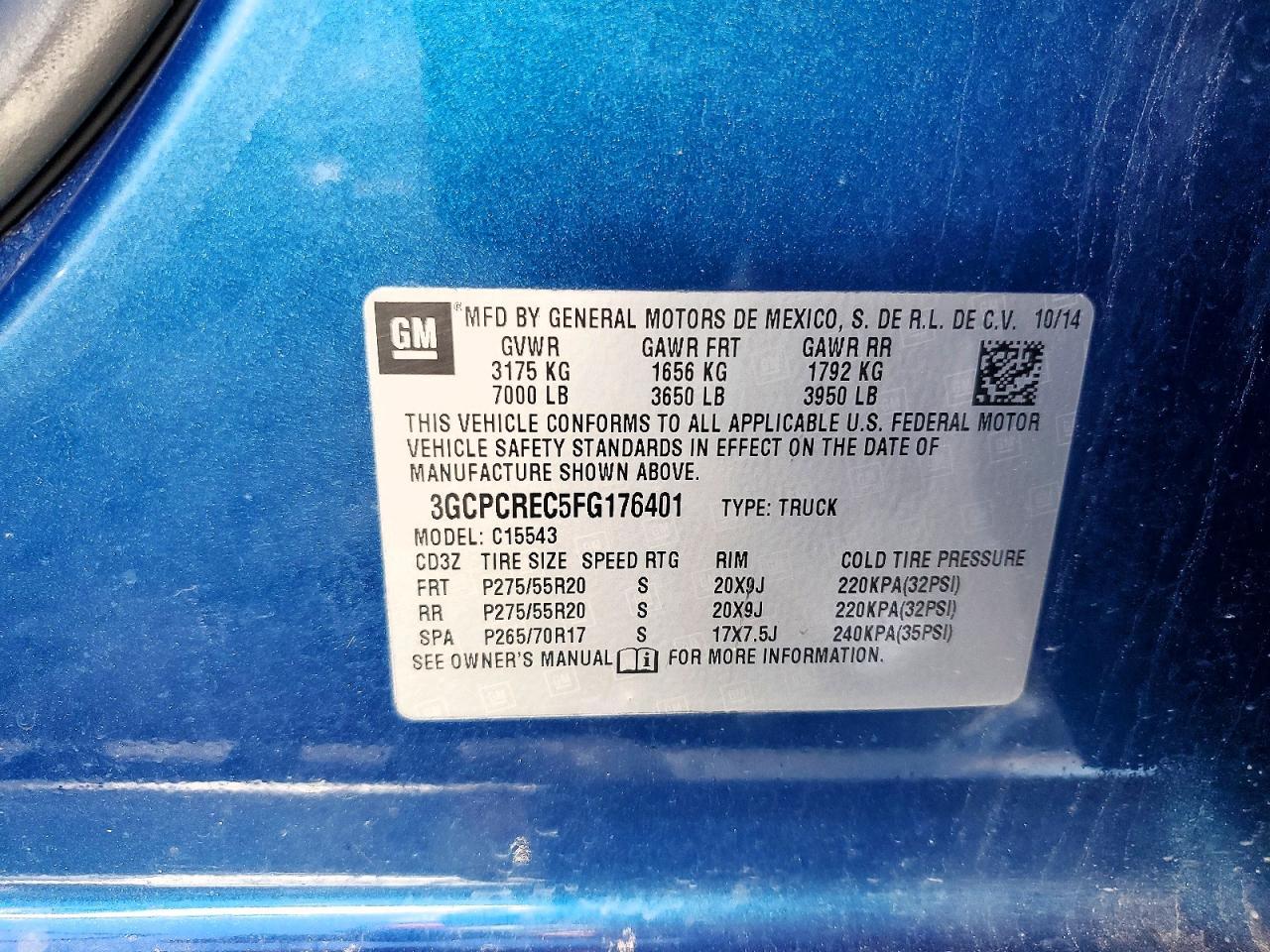 2015 Chevrolet Silverado C1500 lt