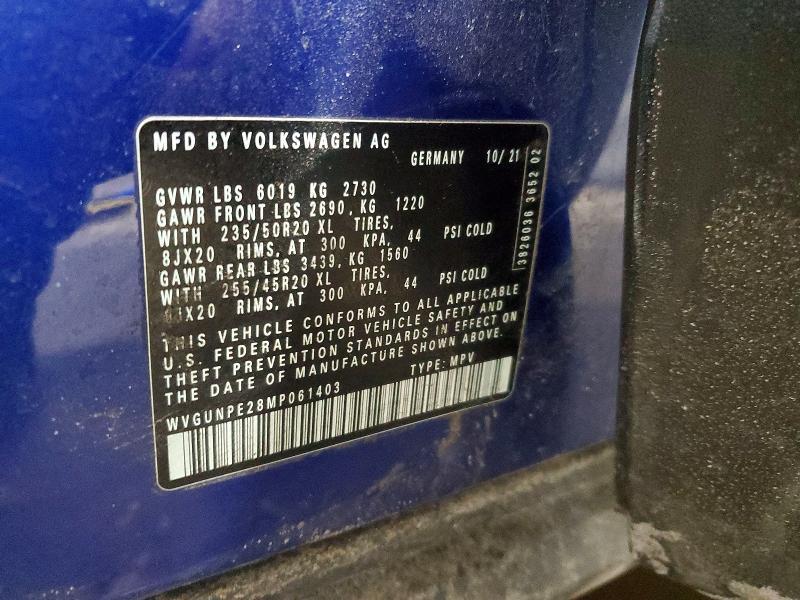 2021 Volkswagen Id.4 pro s