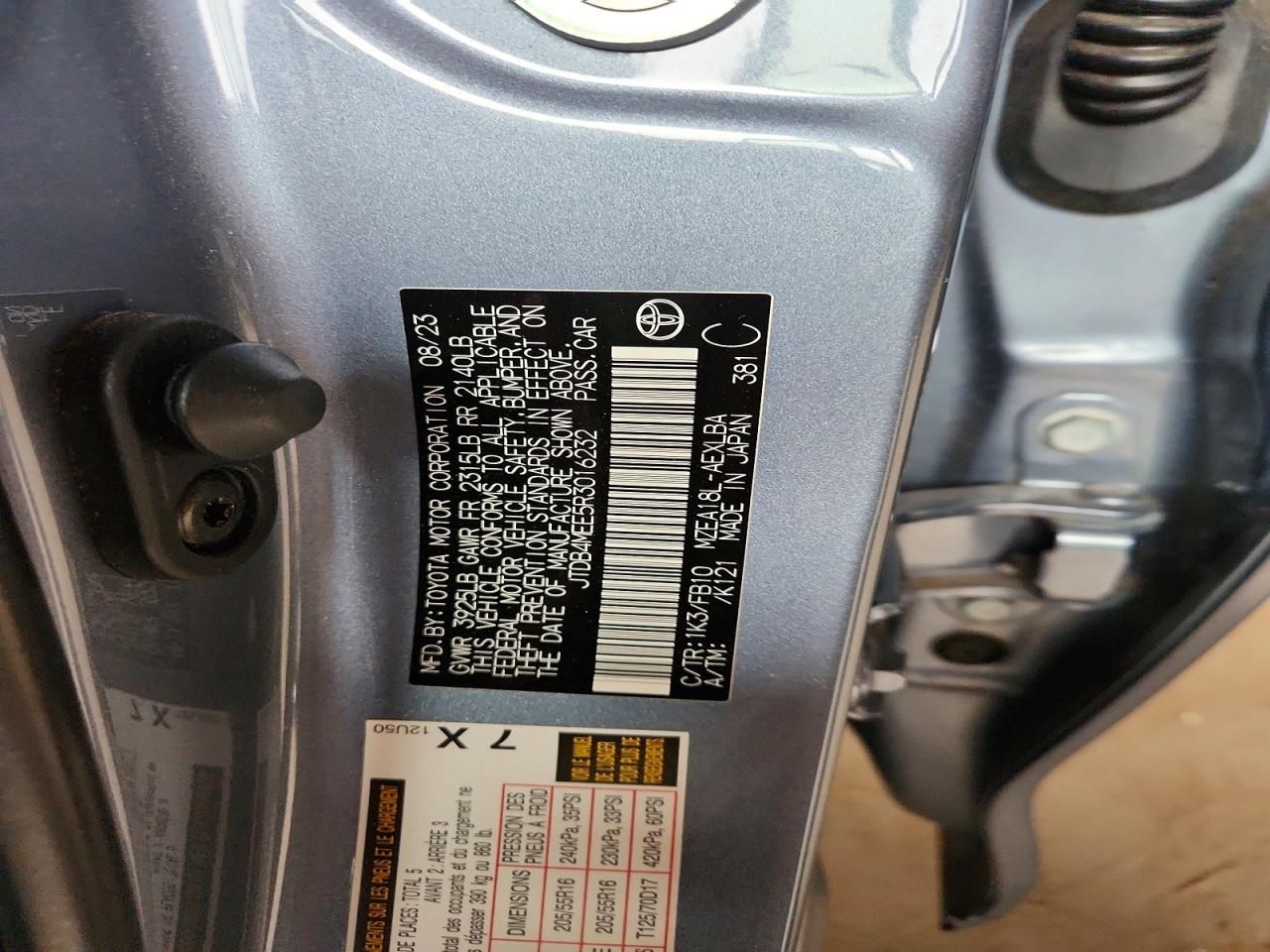 2024 Toyota Corolla le