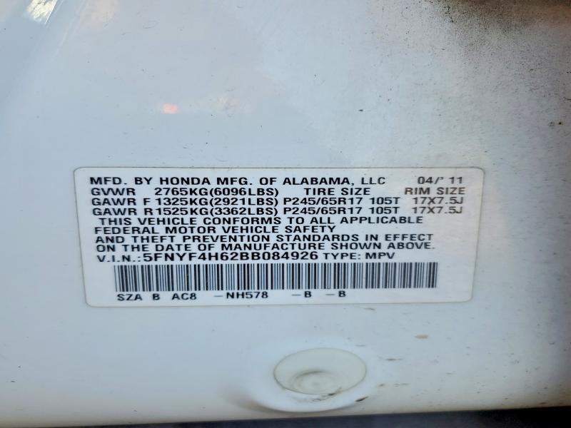 2011 Honda Pilot exl
