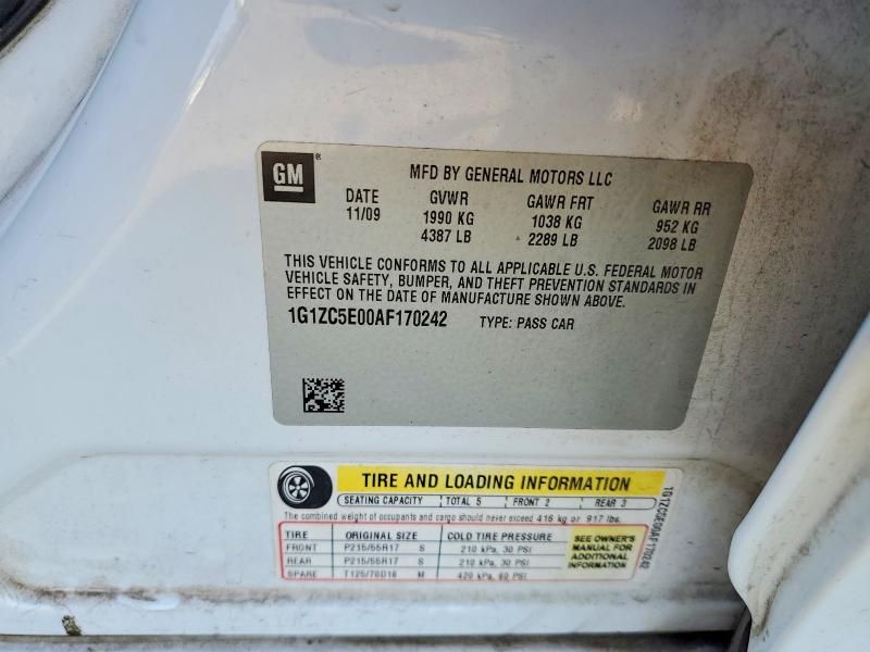 2010 Chevrolet Malibu 1LT