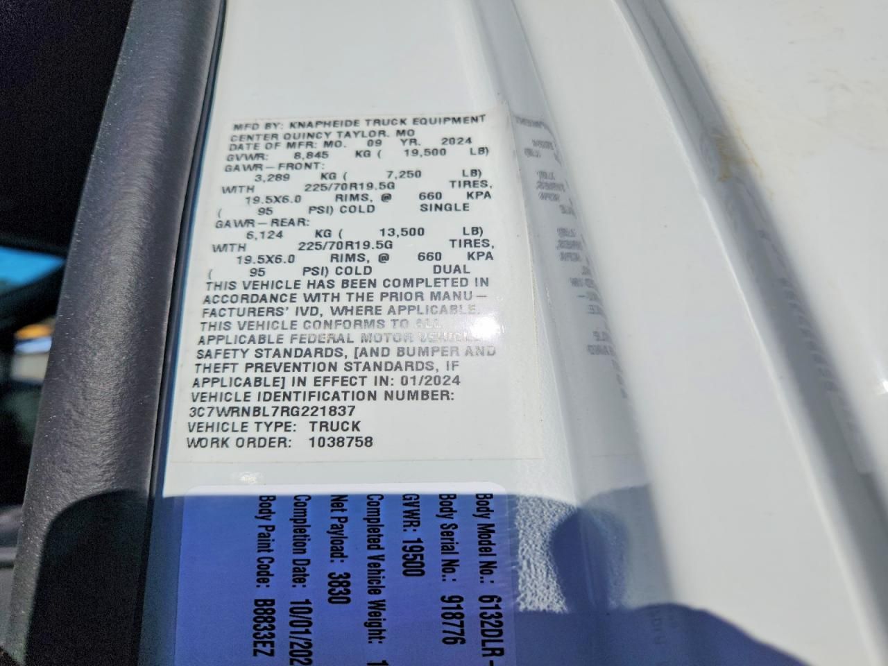 2024 Dodge RAM 5500 Utility / Service Truck