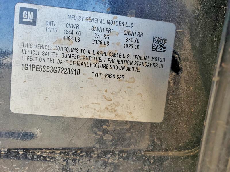 2016 Chevrolet Cruze Limited lt