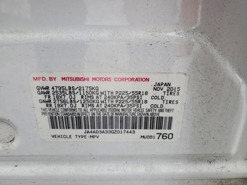 2016 Mitsubishi Outlander se