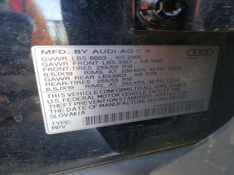 2017 Audi Q7 Premium