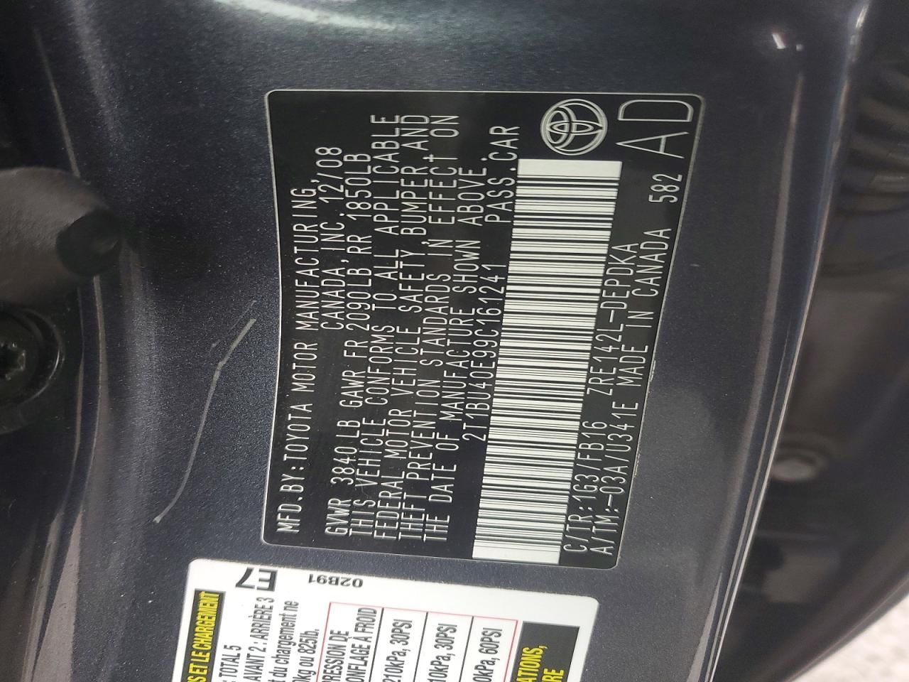 2009 Toyota Corolla Base