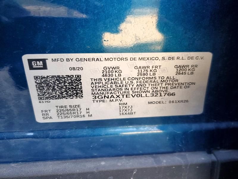 2020 Chevrolet Equinox lt