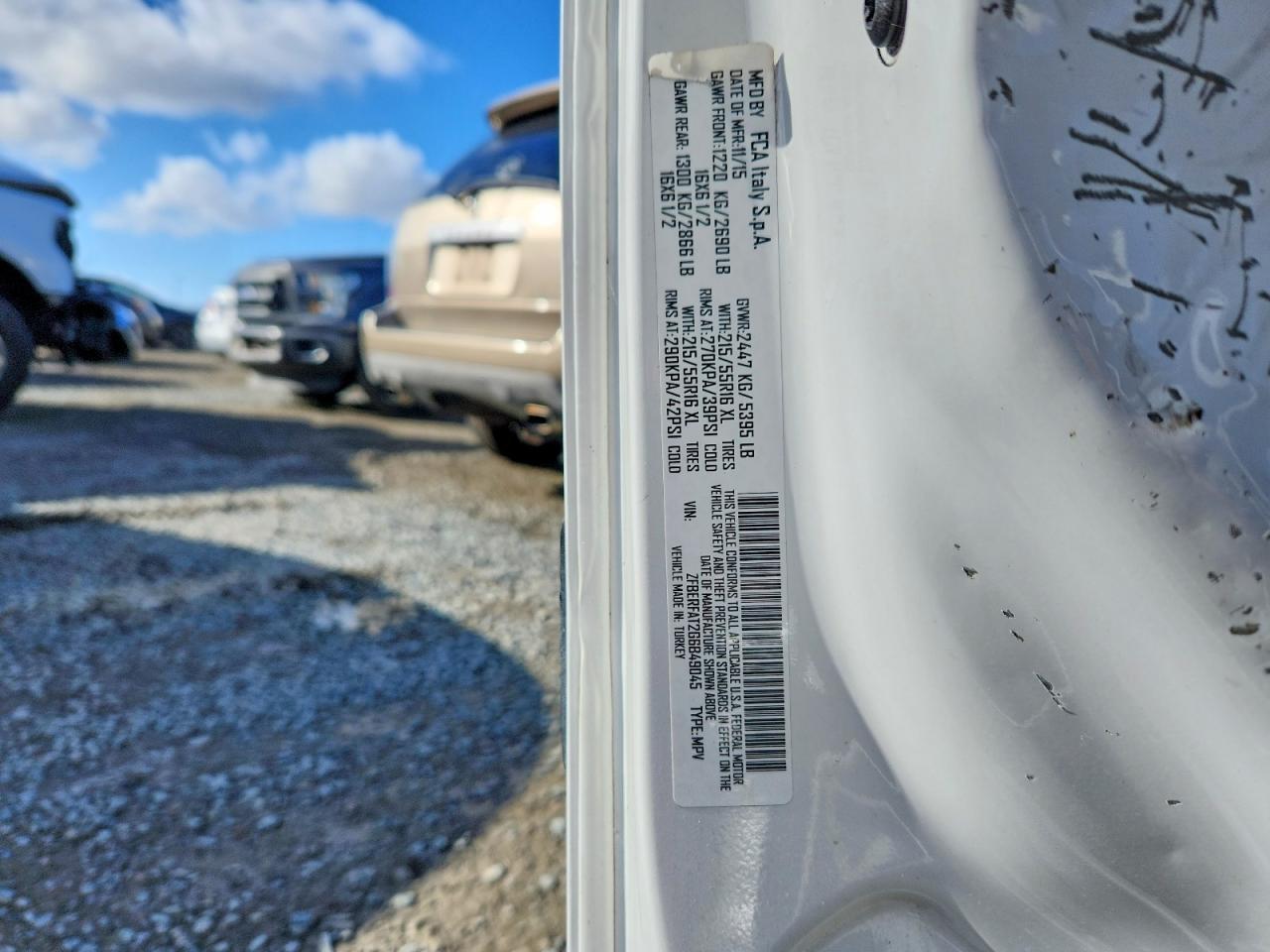 2016 Dodge RAM Promaster City Delivery Van