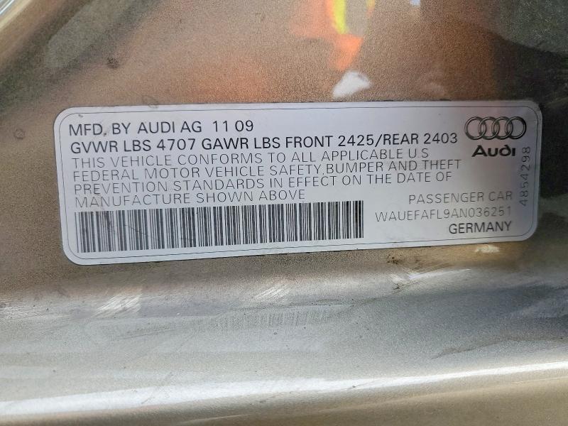 2010 Audi A4 Premium Plus