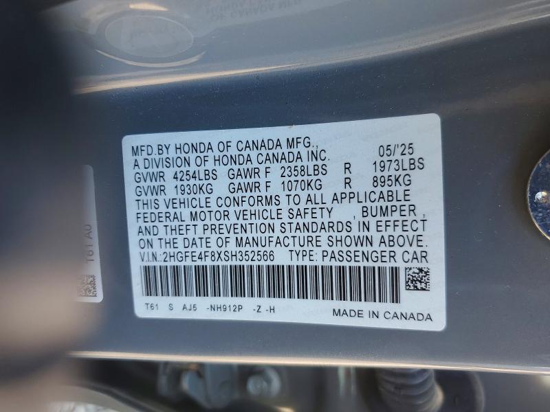 2025 Honda Civic Sport